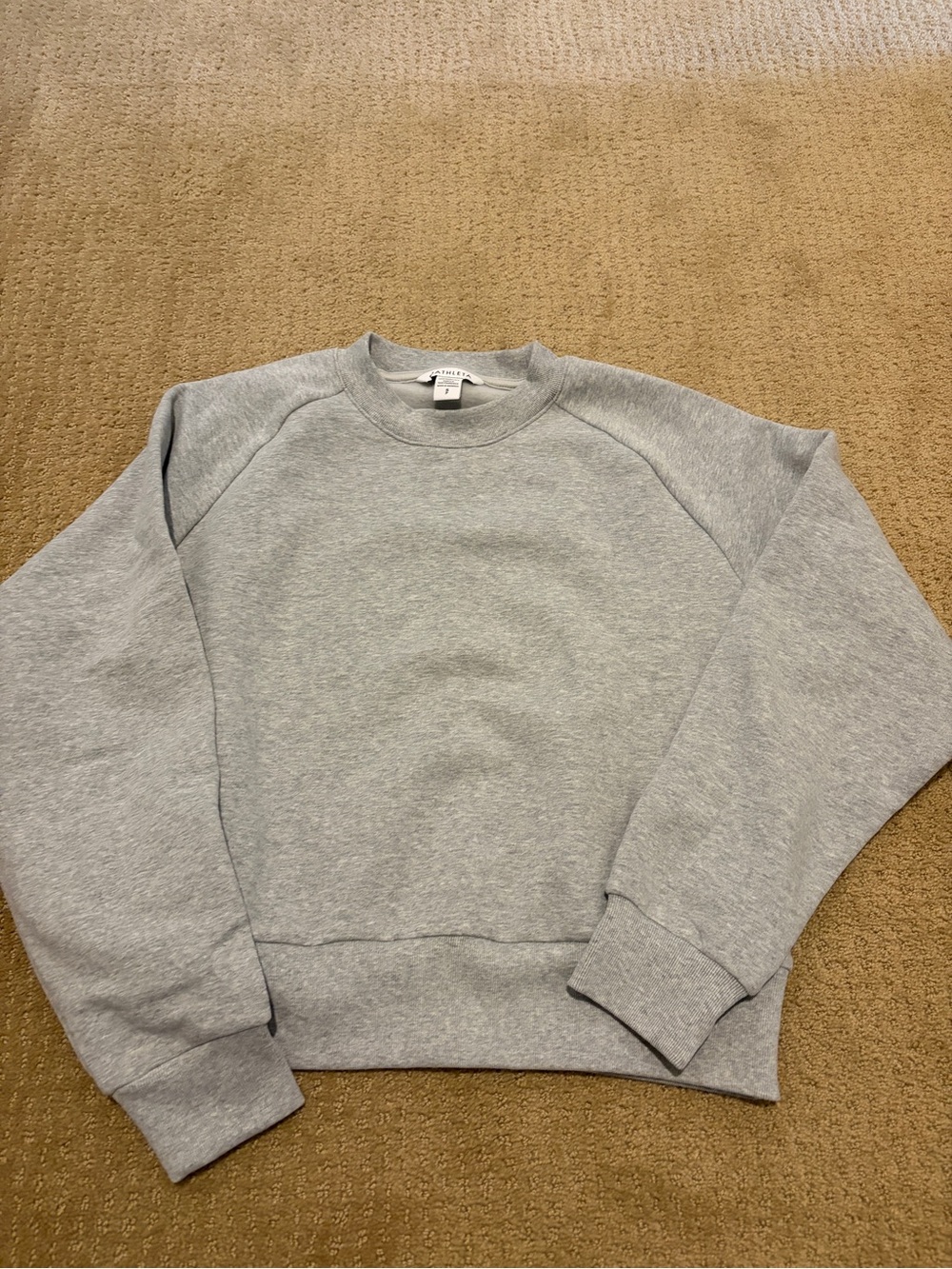 Athleta women Crewneck Sweatshirt - Light Gray